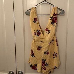 Floral Deep Cut Jumper